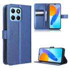 For Honor X8 5G Diamond Texture Leather Phone Case(Blue) - 1