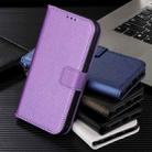 For Samsung Galaxy A23e / A23s / A23 5G JP Diamond Texture Leather Phone Case(Purple) - 6