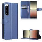 For Sony Xperia 5 IV Diamond Texture Leather Phone Case(Blue) - 1
