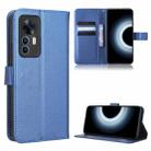 For Xiaomi 12T / Redmi K50 Ultra Diamond Texture Leather Phone Case(Blue) - 1