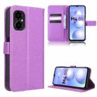 For Xiaomi Poco M4 5G Diamond Texture Leather Phone Case(Purple) - 1