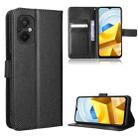 For Xiaomi Poco M5 Diamond Texture Leather Phone Case(Black) - 1