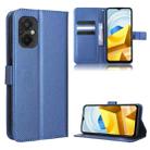 For Xiaomi Poco M5 Diamond Texture Leather Phone Case(Blue) - 1