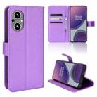 For OPPO Reno8 Lite 5G / OnePlus Nord N20 5G Diamond Texture Leather Phone Case(Purple) - 1