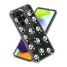 For Samsung Galaxy S23 Ultra 5G Colored Drawing Clear TPU Phone Protective Case(Cartoon Panda) - 1