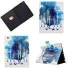 Electric Pressed Left Right Flat Feather Case with Sleep Function Pen Cover & Card Slot & Holder(Purple Fawn) - 1