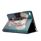 Electric Pressed Left Right Flat Feather Case with Sleep Function Pen Cover & Card Slot & Holder(Elephant) - 6