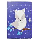 Electric Pressed Left Right Flat Feather Case with Sleep Function Pen Cover & Card Slot & Holder(Arctic Fox) - 2