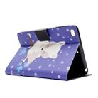 Electric Pressed Left Right Flat Feather Case with Sleep Function Pen Cover & Card Slot & Holder(Arctic Fox) - 6