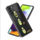For Samsung Galaxy S23+ 5G Colored Drawing Clear TPU Phone Protective Case(Avocado) - 1