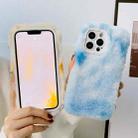 For iPhone 13 Pro Gradient Color Plush TPU Phone Case(Yellow) - 3
