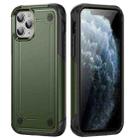 For iPhone 11 Pro 2 in 1 Soft TPU Hard PC Phone Case(Army Green) - 1