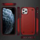 For iPhone 11 Pro Max 2 in 1 Soft TPU Hard PC Phone Case(Red Rose Red) - 5