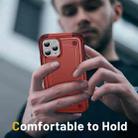 For iPhone 11 Pro Max 2 in 1 Soft TPU Hard PC Phone Case(Red Rose Red) - 7