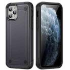 For iPhone 11 Pro Max 2 in 1 Soft TPU Hard PC Phone Case(Grey) - 1