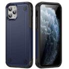 For iPhone 11 Pro Max 2 in 1 Soft TPU Hard PC Phone Case(Blue) - 1