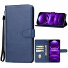 For Xiaomi Redmi Note 12 Explorer Leather Phone Case(Blue) - 1