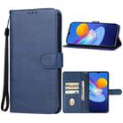 For vivo Y52 5G Leather Phone Case(Blue) - 1