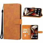 For UMIDIGI A13 Pro Max 5G Leather Phone Case(Brown) - 1