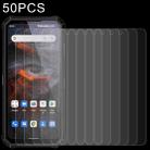 For OUKITEL WP19 50pcs 0.26mm 9H 2.5D Tempered Glass Film - 1