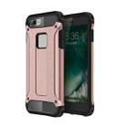 For iPhone 8 Plus Magic Armor TPU + PC Combination Phone Case(Rose Gold) - 1