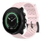 For Suunto 9 Breathable Silicone Watch Band, Exclude the Subject(Pink) - 1