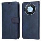 For Huawei nova Y90 / Enjoy 50 Pro Classic Calf Texture Flip Leather Phone Case(Blue) - 1