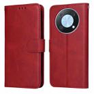 For Huawei nova Y90 / Enjoy 50 Pro Classic Calf Texture Flip Leather Phone Case(Red) - 1