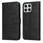 For Honor X8 5G / X6 Classic Calf Texture Flip Leather Phone Case(Black) - 1