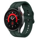 For Samsung Galaxy Watch 5 Pro 45mm Colorful Buckle Silicone Watch Band(Green) - 1