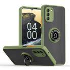For Nokia G400 5G Q Shadow 1 Series TPU + PC Phone Case with Ring Holder(Green) - 1