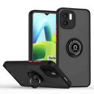 For Xiaomi Redmi A1 Q Shadow 1 Series TPU + PC Phone Case with Ring Holder(Black+Red) - 1