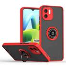 For Xiaomi Redmi A1 Q Shadow 1 Series TPU + PC Phone Case with Ring Holder(Red) - 1