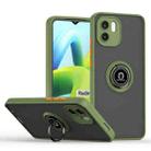 For Xiaomi Redmi A1 Q Shadow 1 Series TPU + PC Phone Case with Ring Holder(Green) - 1