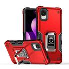 For TCL ION z Ring Holder Non-slip Armor Phone Case(Red) - 1