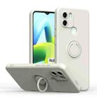 For Xiaomi Redmi A1 Ring Kickstand TPU Silicone Phone Case(Antique White) - 1