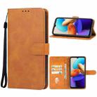 For vivo Y35 4G 2022 Leather Phone Case(Brown) - 1