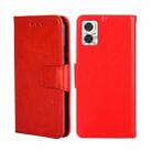 For Motorola Moto E22/E22i Crystal Texture Leather Phone Case(Red) - 1