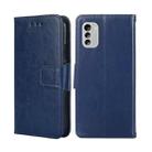 For Nokia G60 5G Crystal Texture Leather Phone Case(Royal Blue) - 1