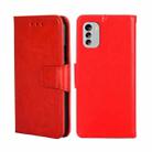 For Nokia G60 5G Crystal Texture Leather Phone Case(Red) - 1