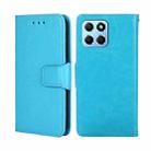 For Honor X8 5G/X6 Crystal Texture Leather Phone Case(Sky Blue) - 1