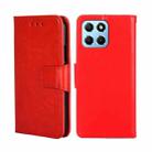 For Honor X8 5G/X6 Crystal Texture Leather Phone Case(Red) - 1