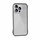 For iPhone 13 Lens Protector Adsorption Lock Phone Case(Grey) - 1