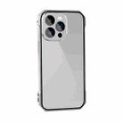 For iPhone 13 Pro Max Lens Protector Adsorption Lock Phone Case(Grey) - 1