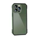 For iPhone 12 Pro Lens Protector Adsorption Lock Phone Case(Green) - 1