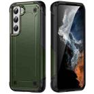 For Samsung Galaxy S22+ 5G 2 in 1 Soft TPU Hard PC Phone Case(Army Green) - 1