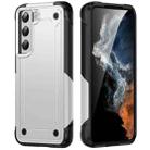 For Samsung Galaxy S21 FE 5G 2 in 1 Soft TPU Hard PC Phone Case(White) - 1