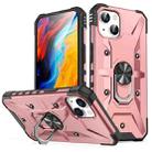For iPhone 13 Ring Holder Phone Case(Rose Gold) - 1