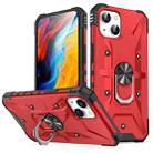 For iPhone 13 Ring Holder Phone Case(Red) - 1