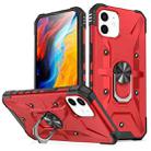 For iPhone 12 mini Ring Holder Phone Case(Red) - 1